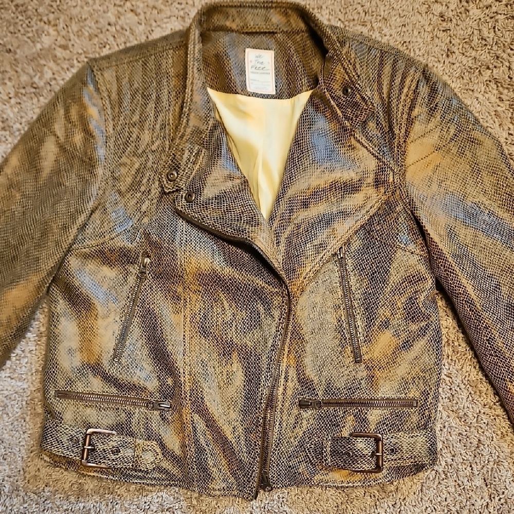 We The Free Fenix Vegan Faux Leather Moto Jacket - Picture 5 of 13